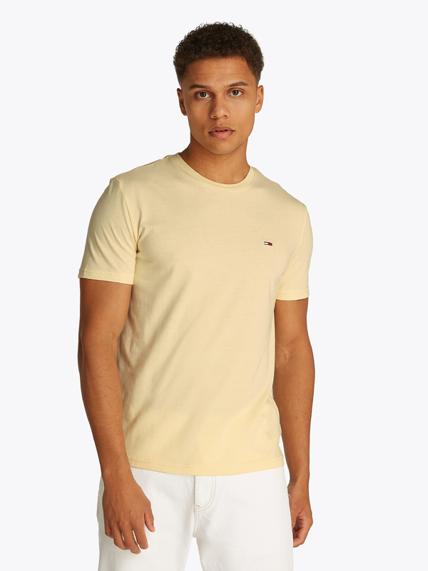 T-shirt van het merk Tommy Jeans in het Geel