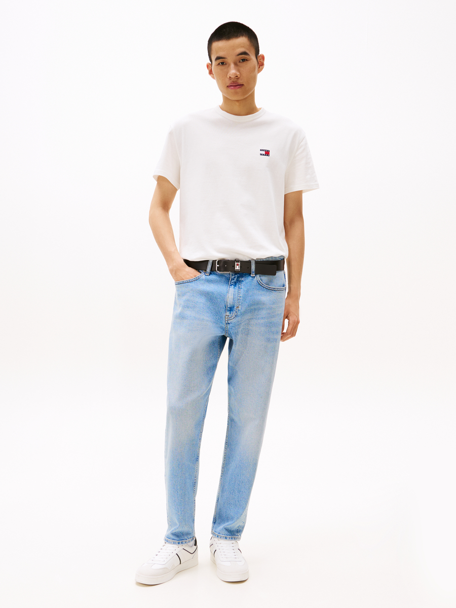T-shirt van het merk Tommy Jeans in het Ecru