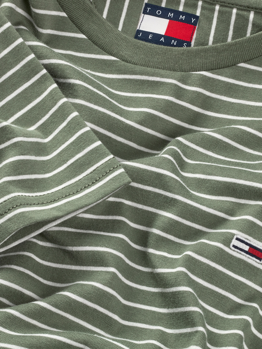 T-shirt van het merk Tommy Jeans in het Groen