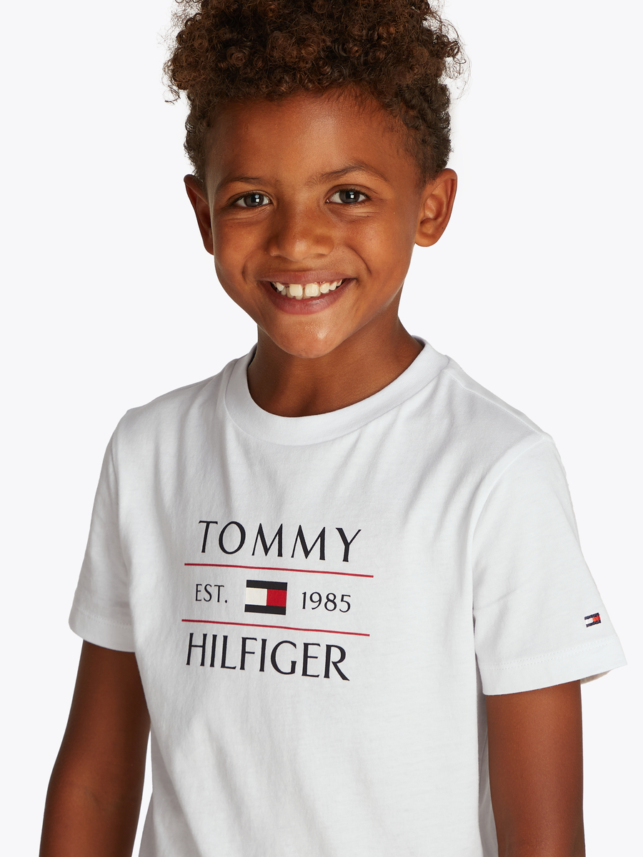 T-shirt van het merk Tommy Jeans in het Wit