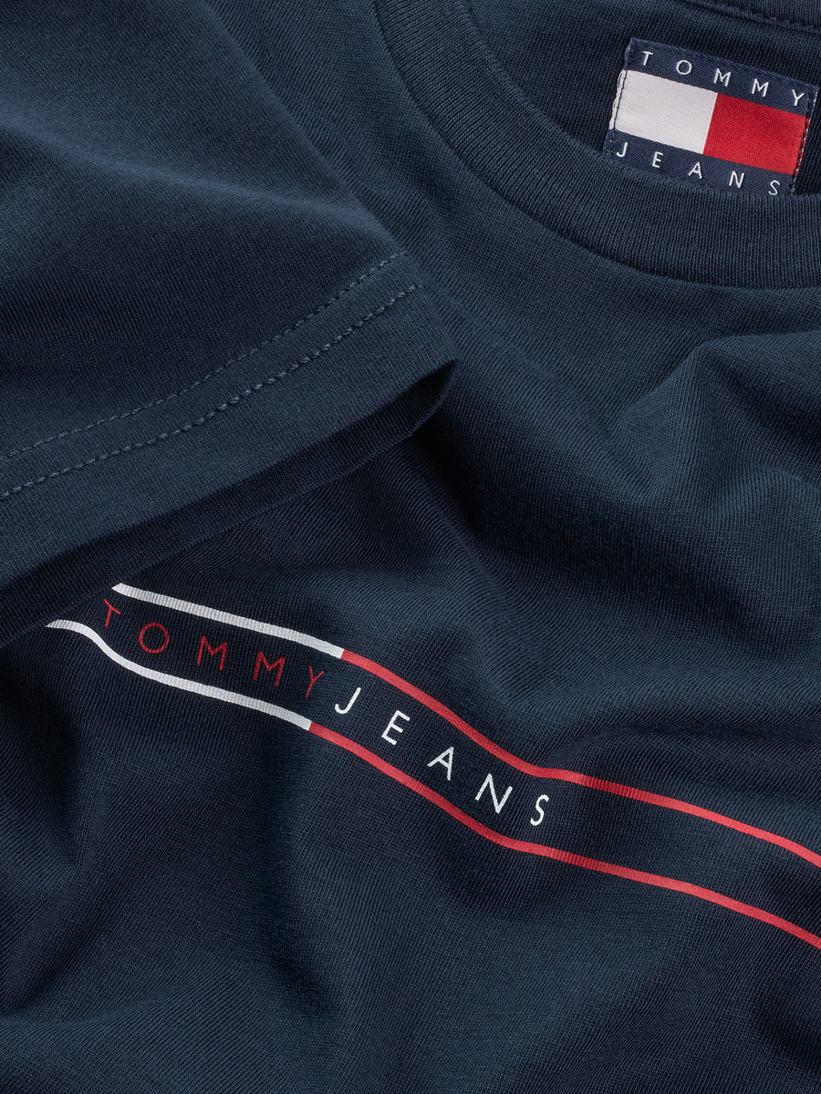 T-shirt van het merk Tommy Jeans in het Marine