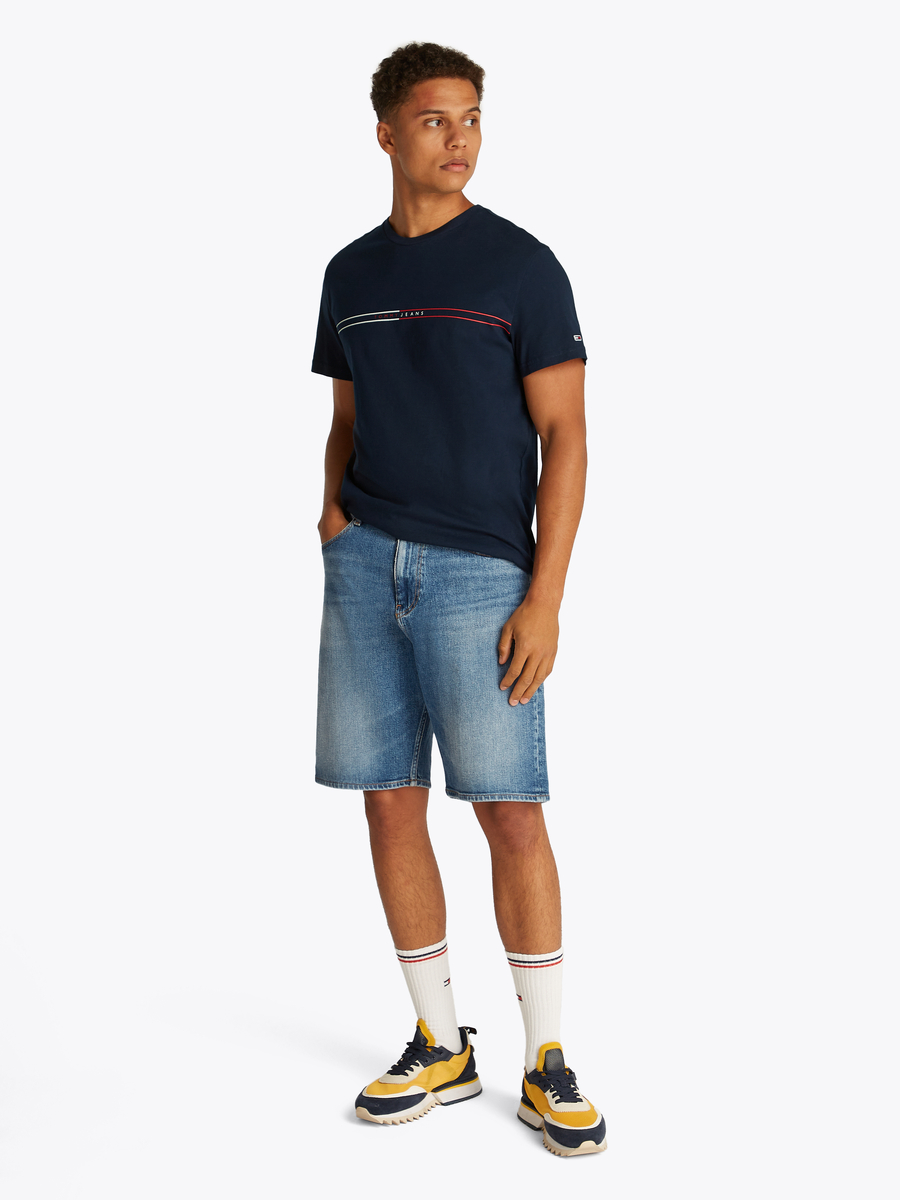 T-shirt van het merk Tommy Jeans in het Marine