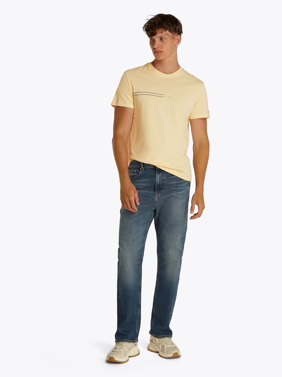 T-shirt van het merk Tommy Jeans in het Geel