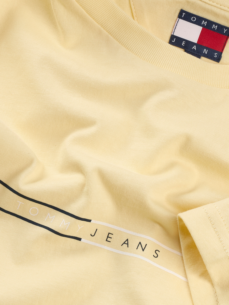 T-shirt van het merk Tommy Jeans in het Geel