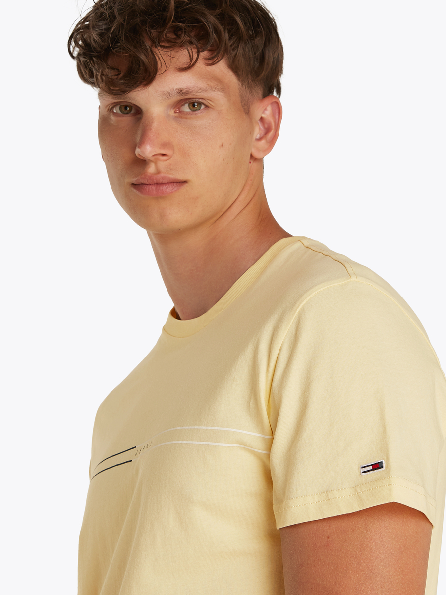 T-shirt van het merk Tommy Jeans in het Geel