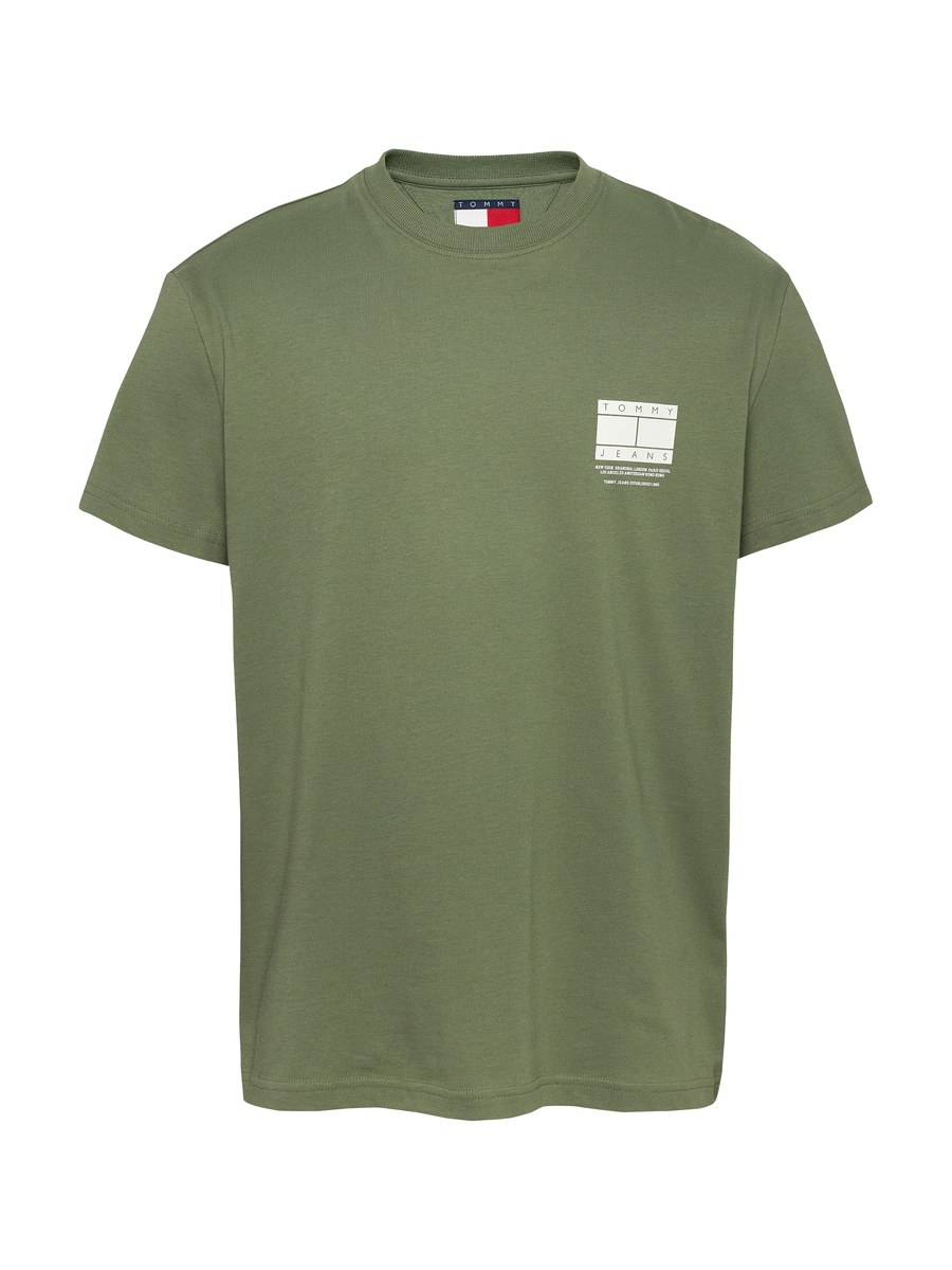 T-shirt van het merk Tommy Jeans in het Groen