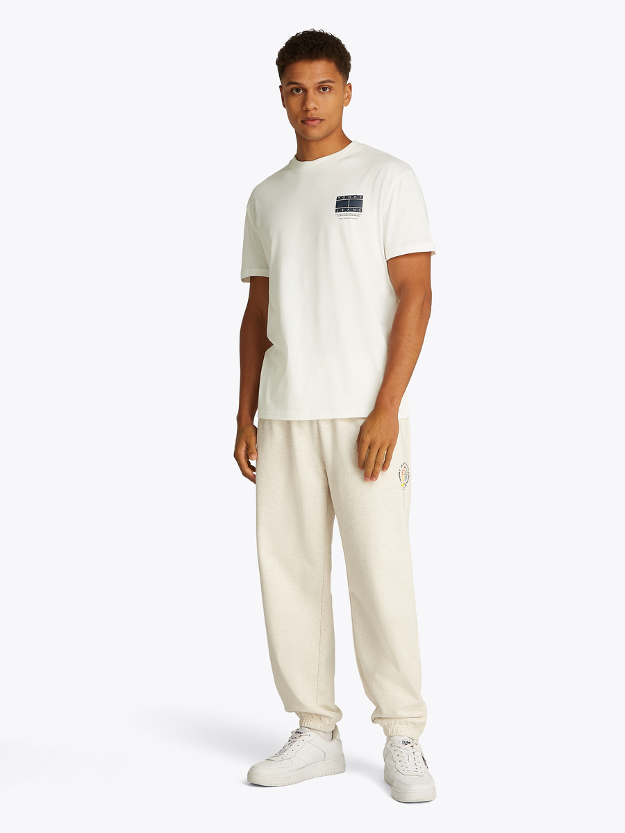 T-shirt van het merk Tommy Jeans in het Ecru