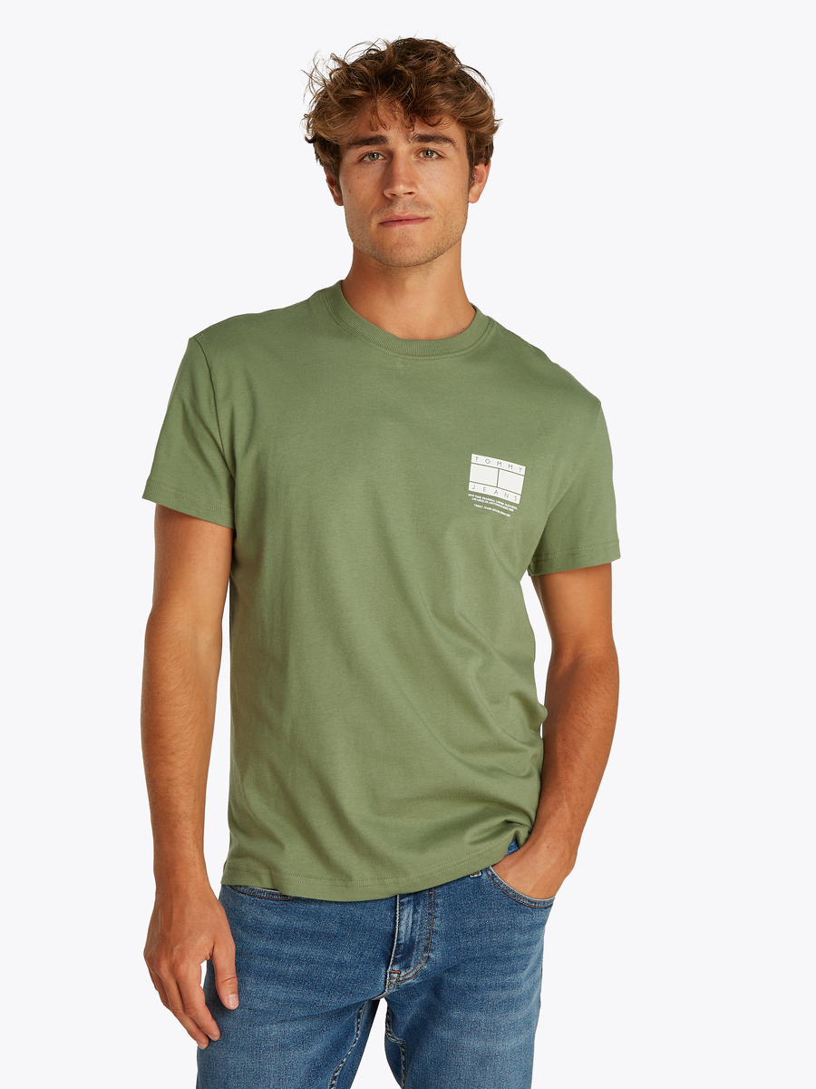 T-shirt van het merk Tommy Jeans in het Groen