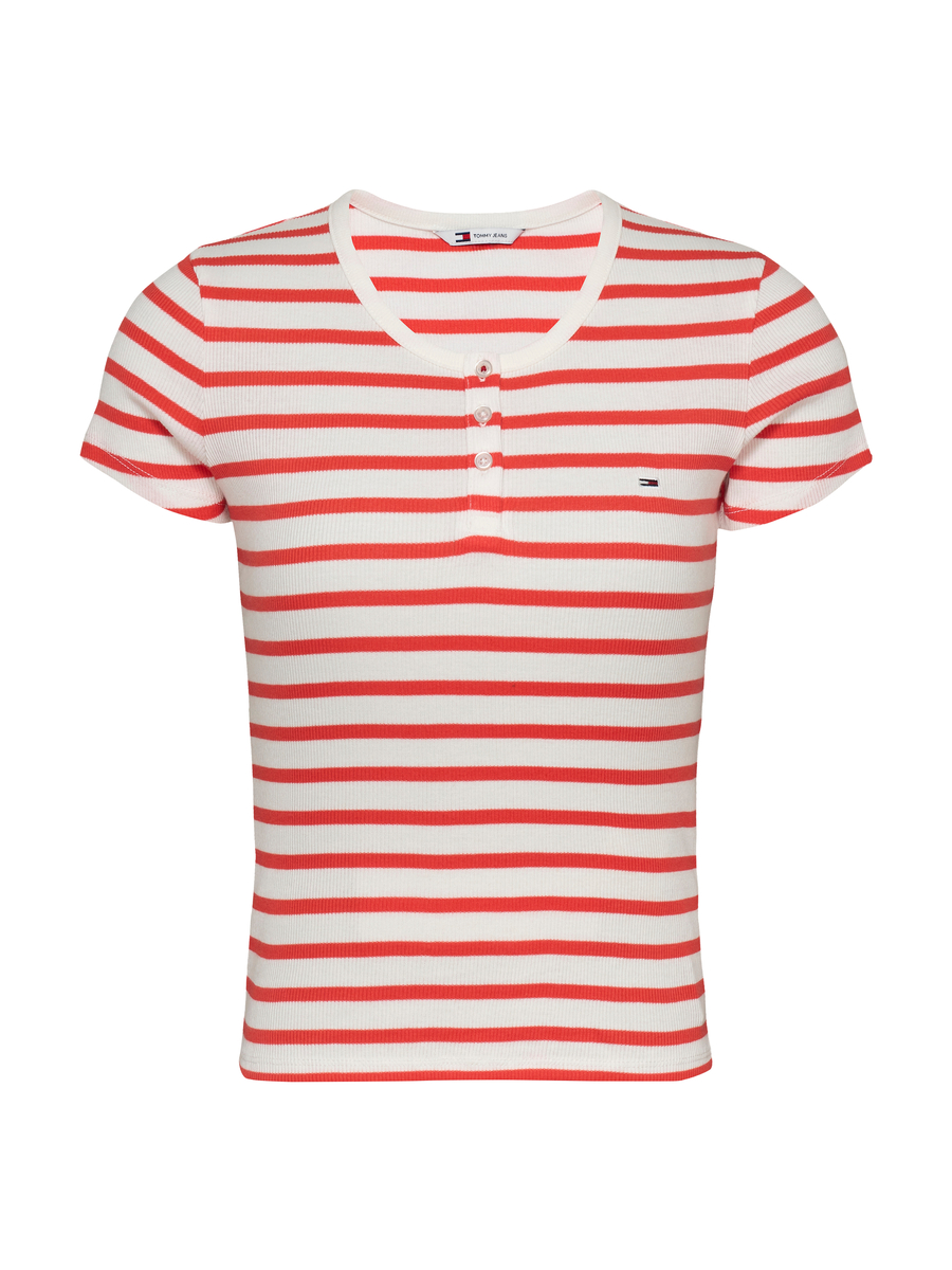 T-shirt van het merk Tommy Jeans in het Ecru