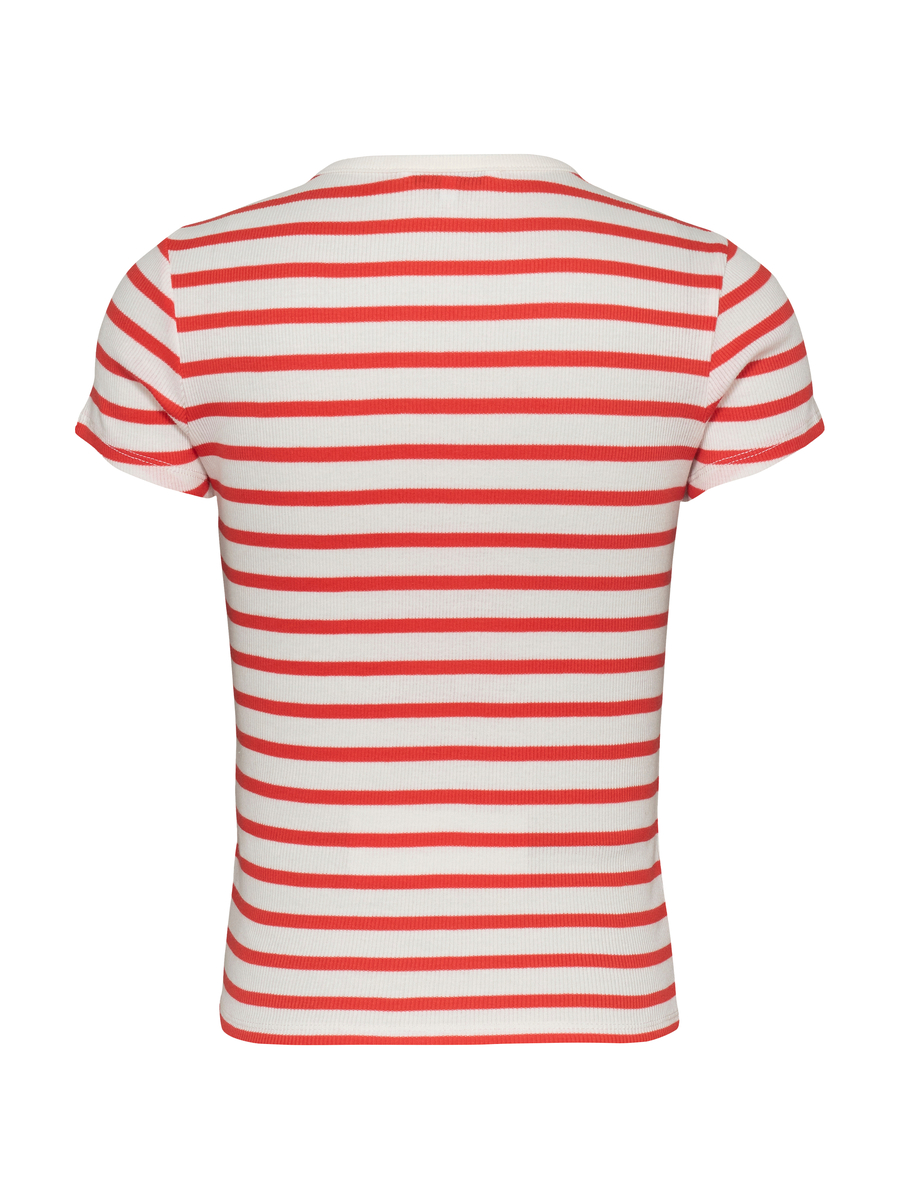 T-shirt van het merk Tommy Jeans in het Ecru