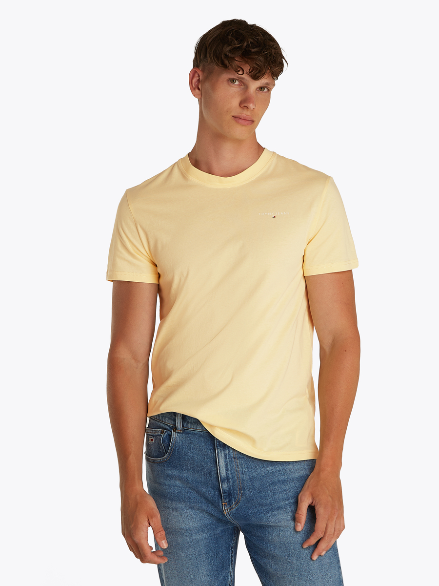 T-shirt van het merk Tommy Jeans in het Geel