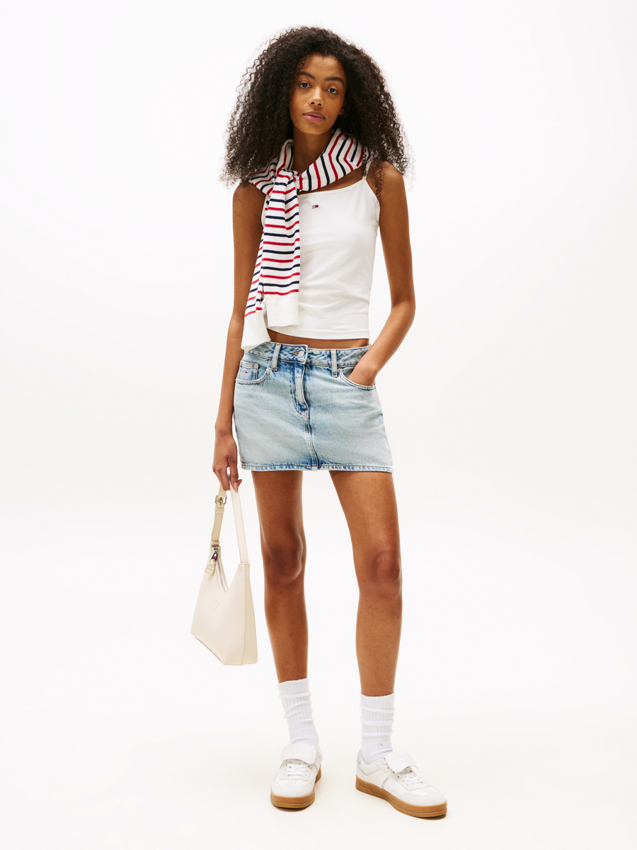Top van het merk Tommy Jeans in het Ecru
