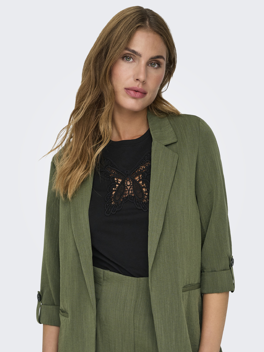 Blazer van het merk Only in het Kaki