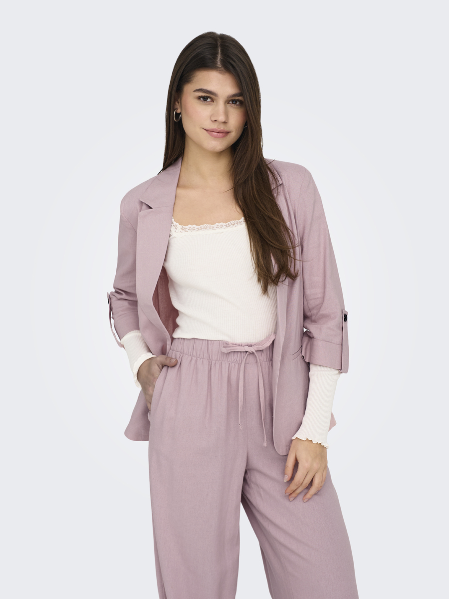 Blazer van het merk Only in het Roze