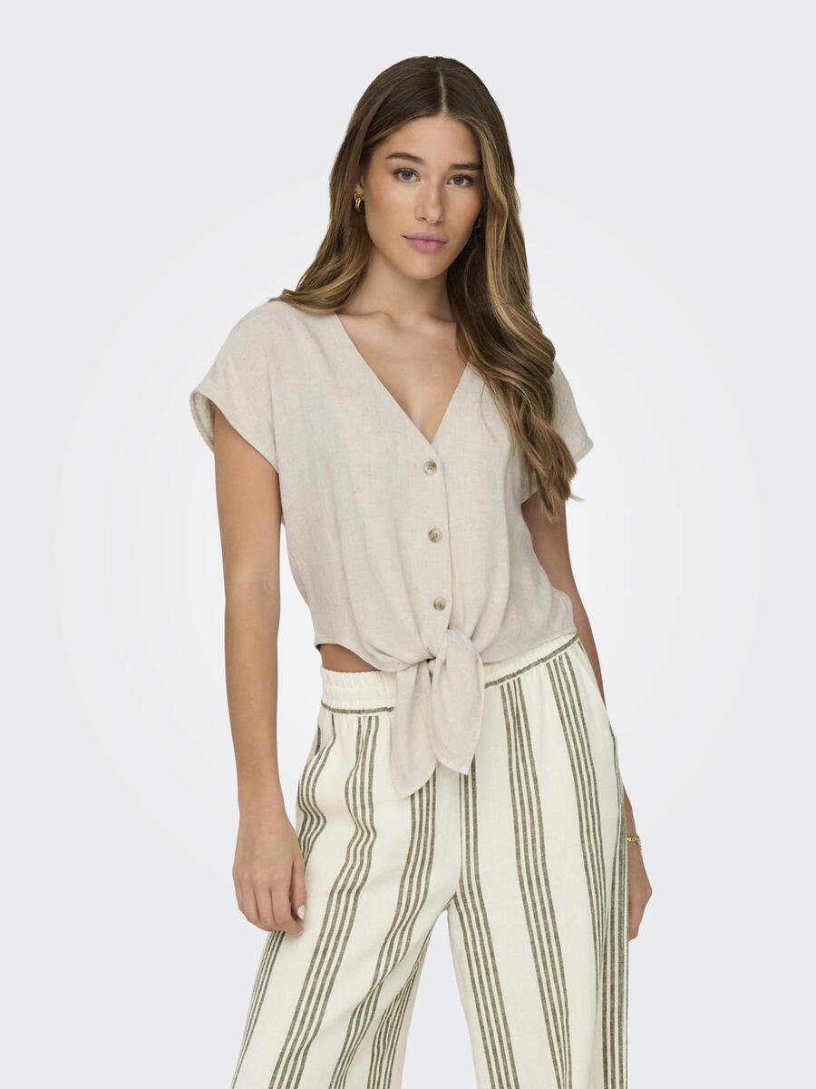 Bloes van het merk Only in het Beige