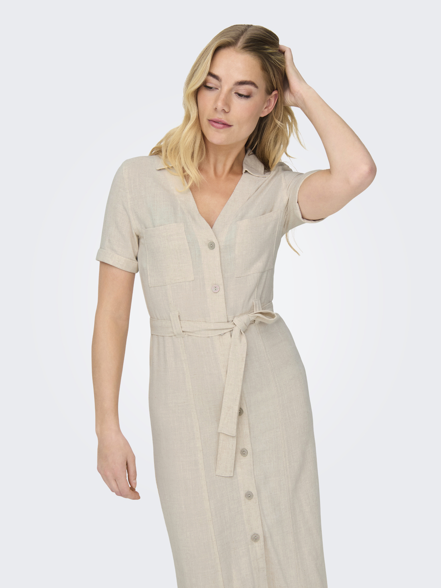 Kleed van het merk Only in het Beige