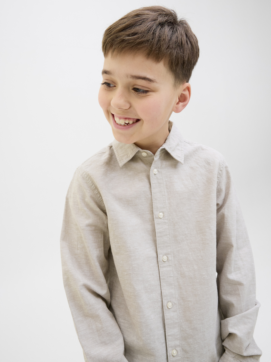 Bloes van het merk Jack & Jones Junior in het Beige