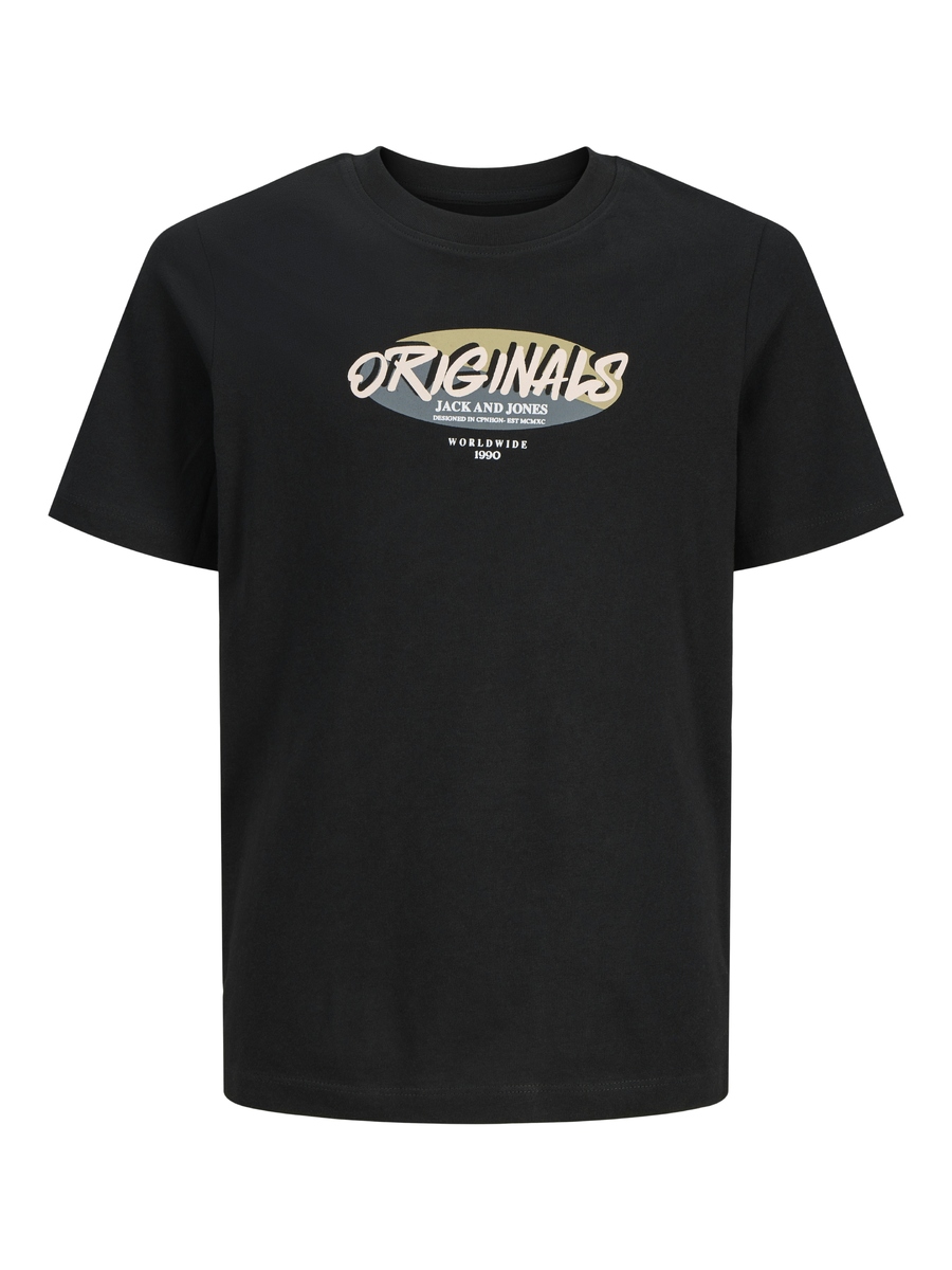 T-shirt van het merk Jack & Jones Junior in het Zwart