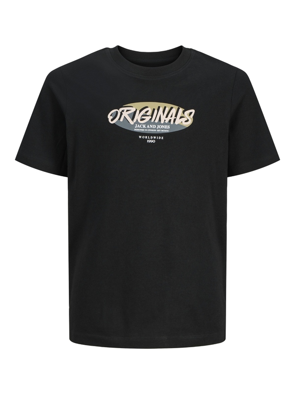 T-shirt van het merk Jack & Jones Junior in het Zwart