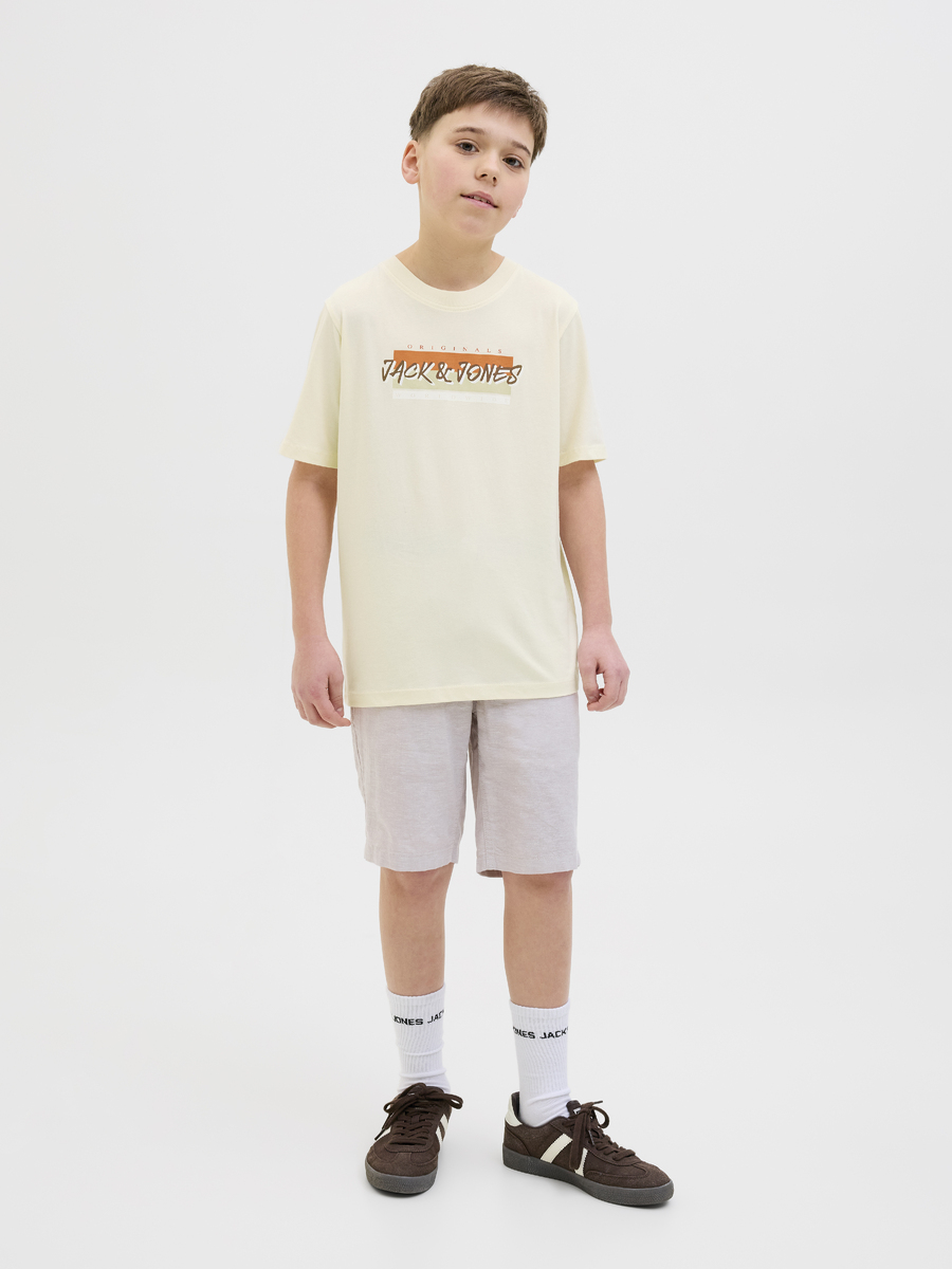 T-shirt van het merk Jack & Jones Junior in het Beige