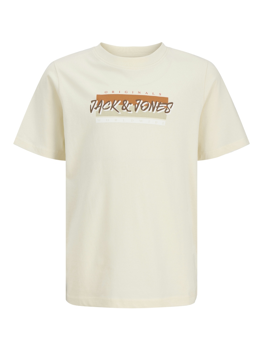 T-shirt van het merk Jack & Jones Junior in het Beige