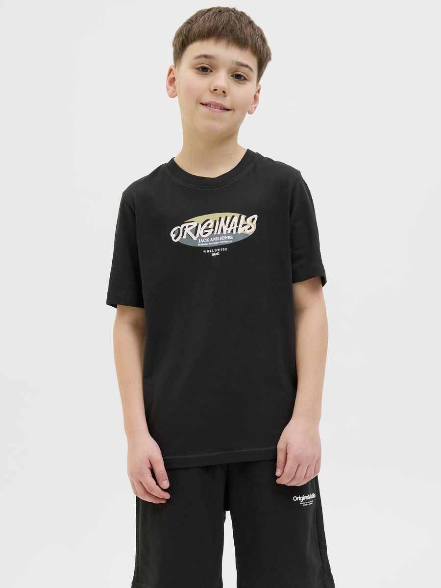 T-shirt van het merk Jack & Jones Junior in het Zwart