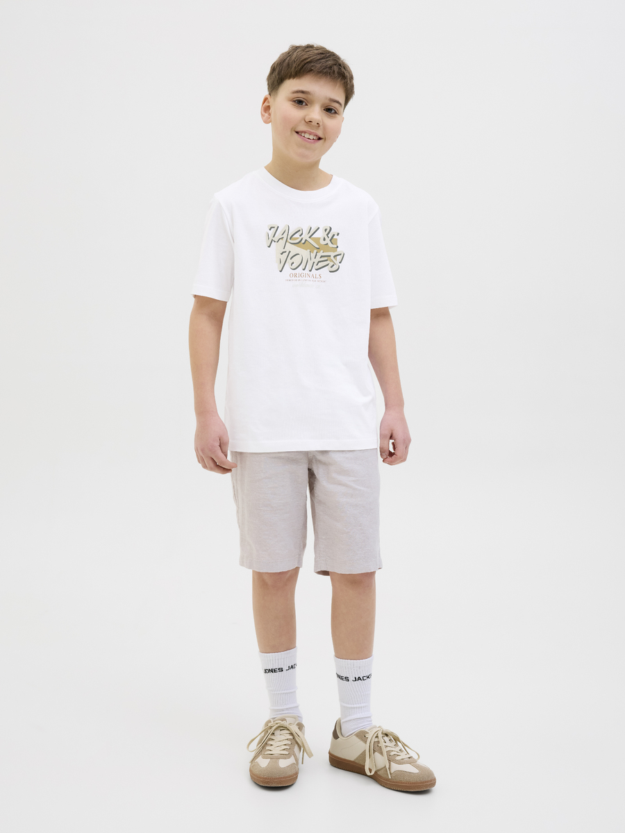 T-shirt van het merk Jack & Jones Junior in het Wit