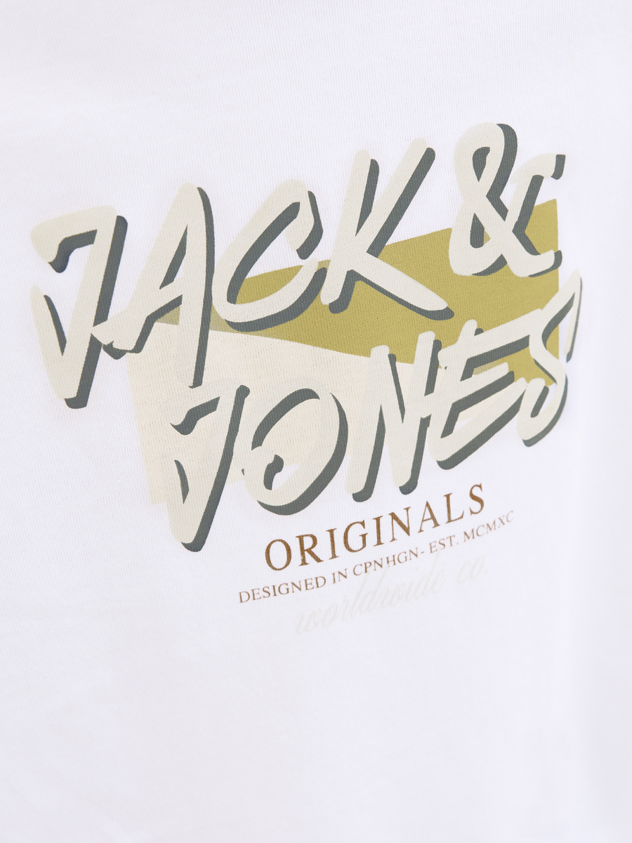 T-shirt van het merk Jack & Jones Junior in het Wit