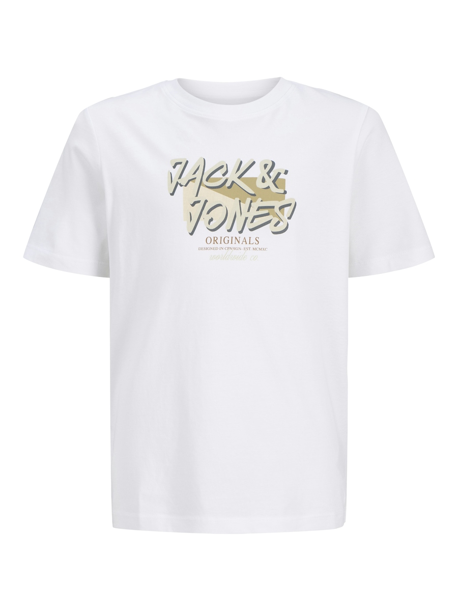 T-shirt van het merk Jack & Jones Junior in het Wit