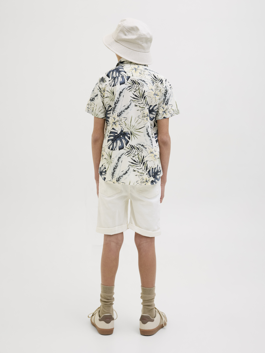 Hemd van het merk Jack & Jones Junior in het Ecru