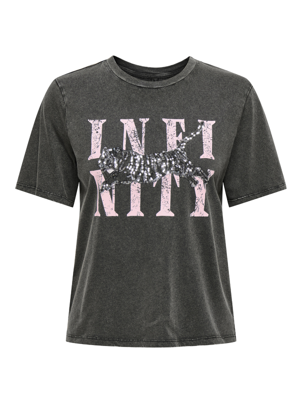 T-shirt van het merk Only in het Zwart
