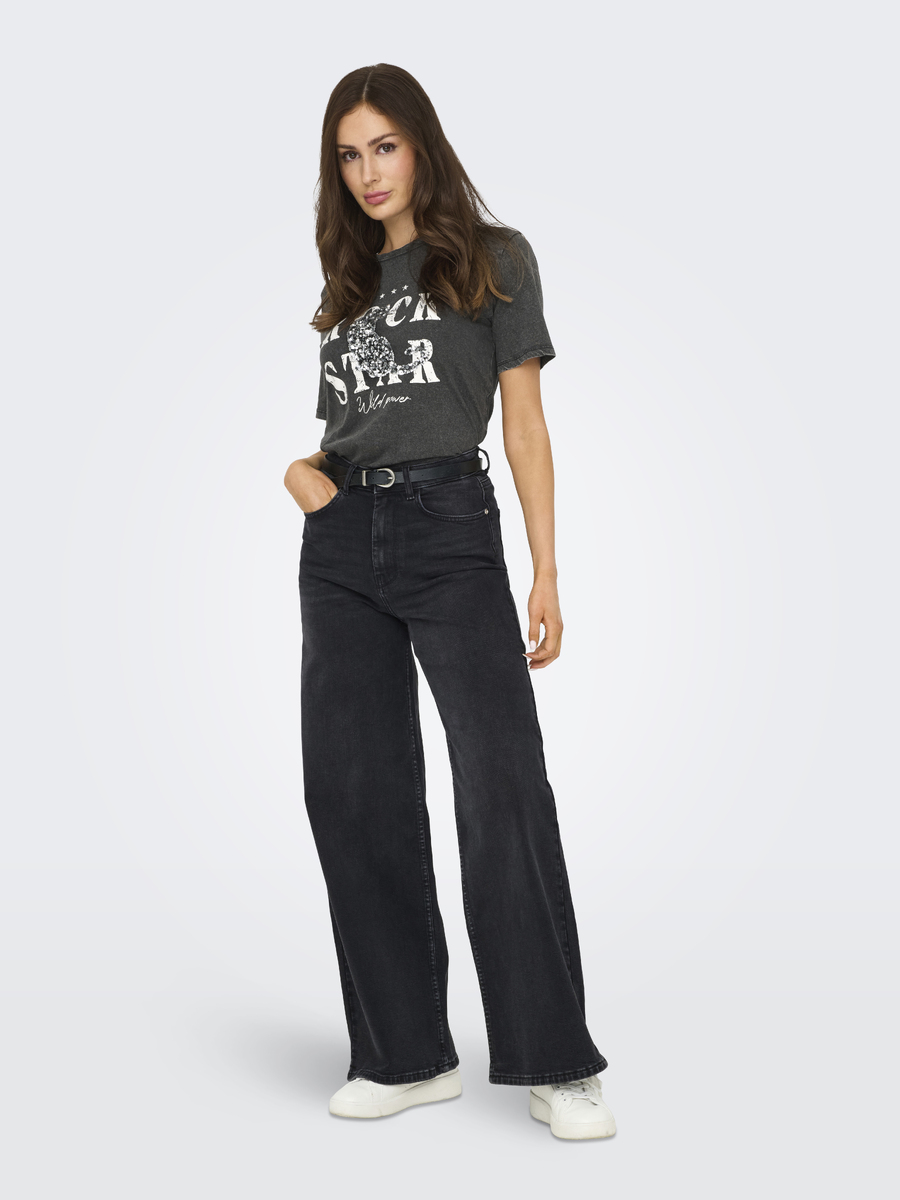 T-shirt van het merk Only in het Zwart