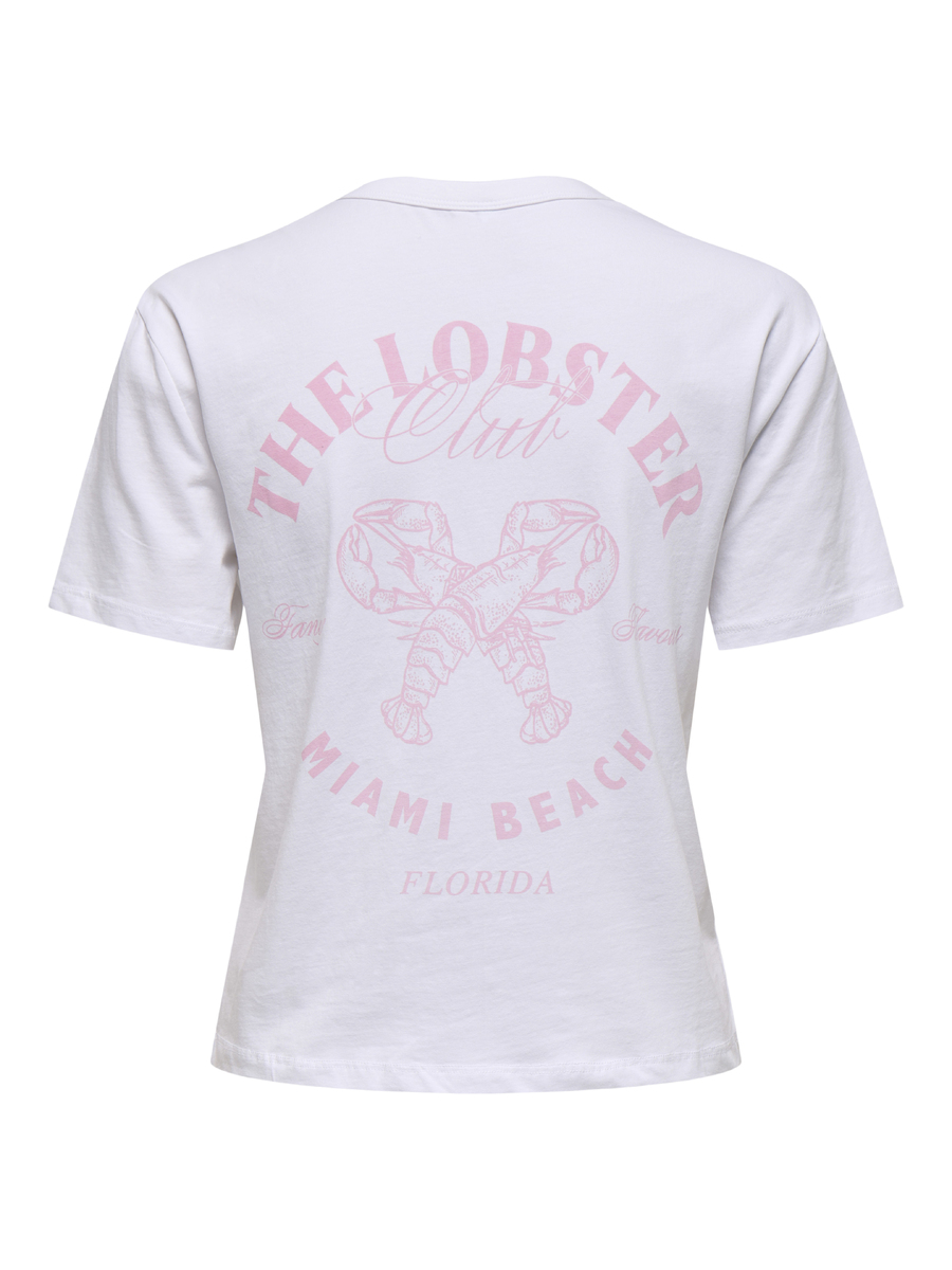 T-shirt van het merk Only in het Wit