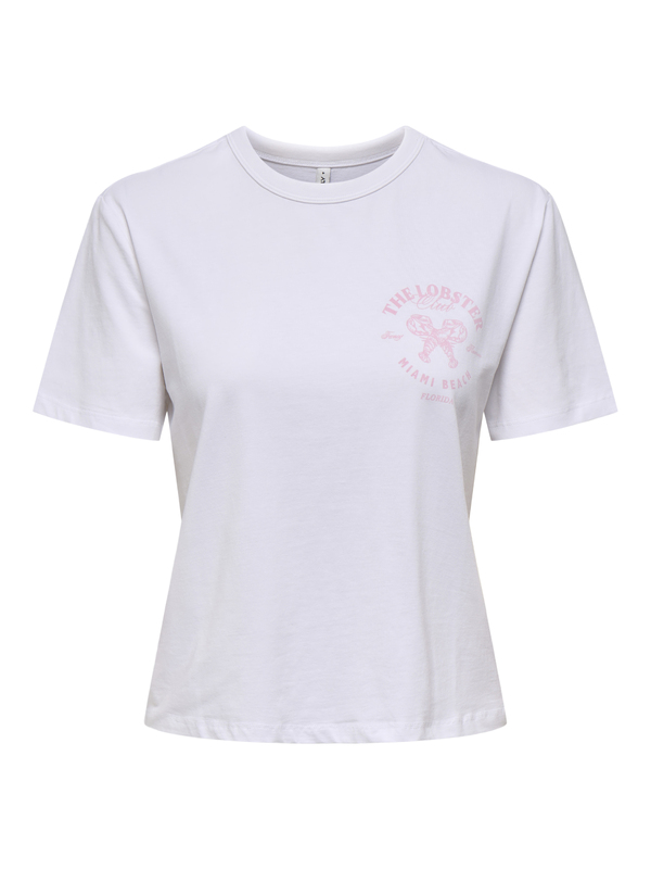 T-shirt van het merk Only in het Wit