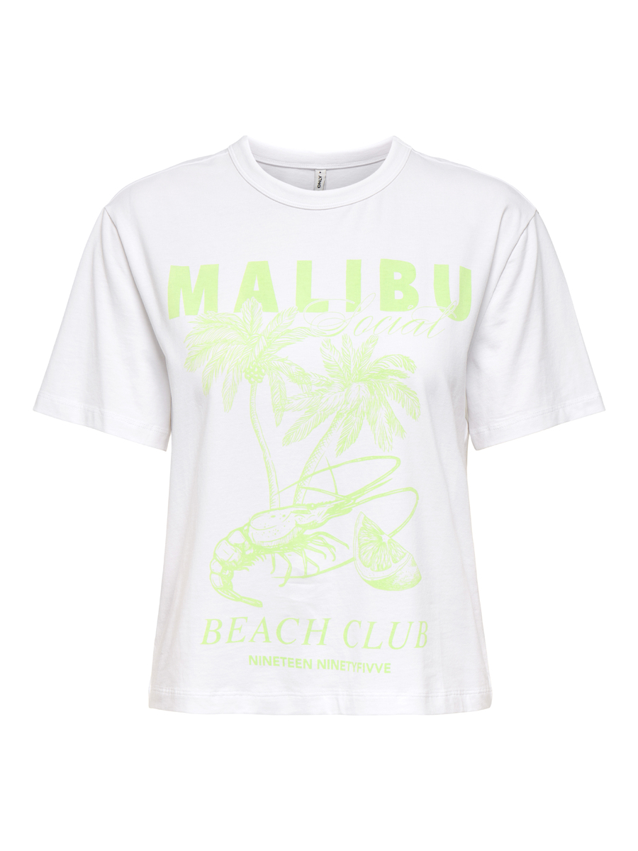 T-shirt van het merk Only in het Wit