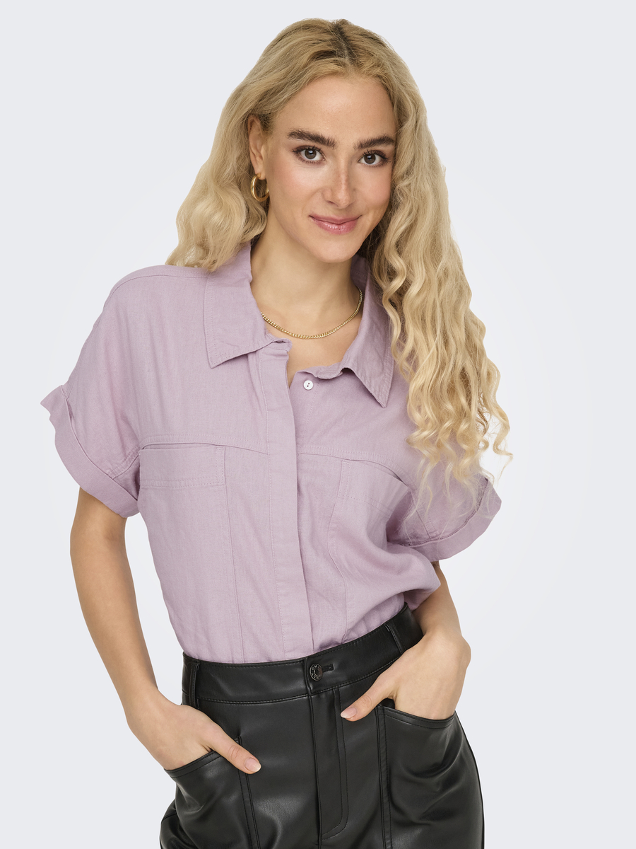 T-shirt van het merk Only in het Roze