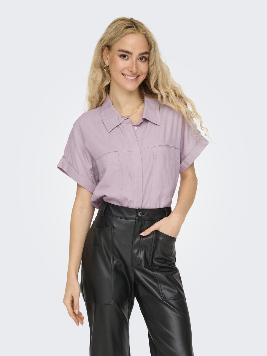 T-shirt van het merk Only in het Roze