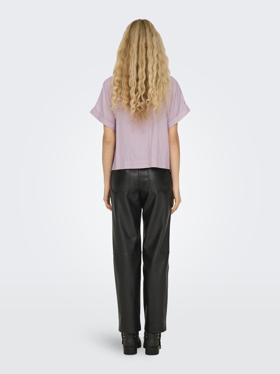 T-shirt van het merk Only in het Roze