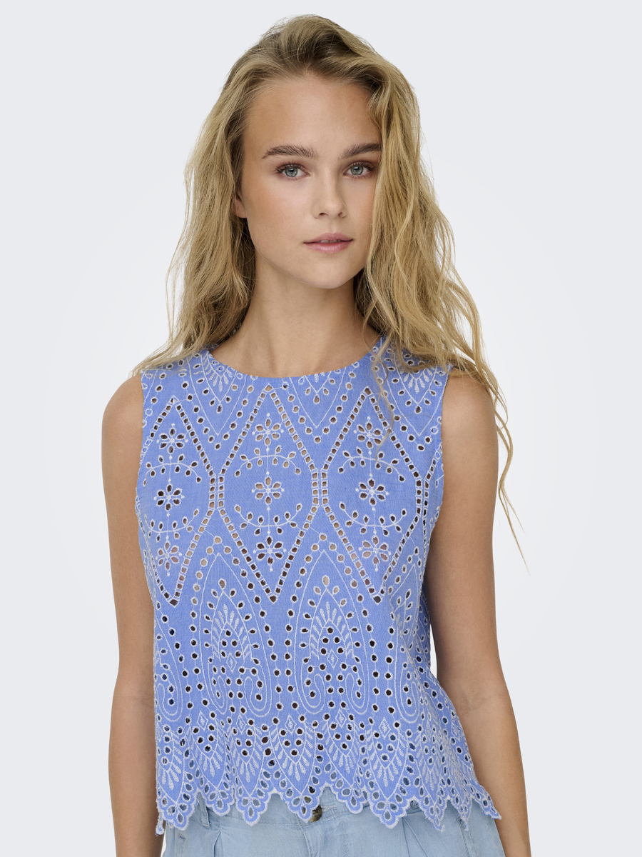 Top van het merk Only in het Blauw