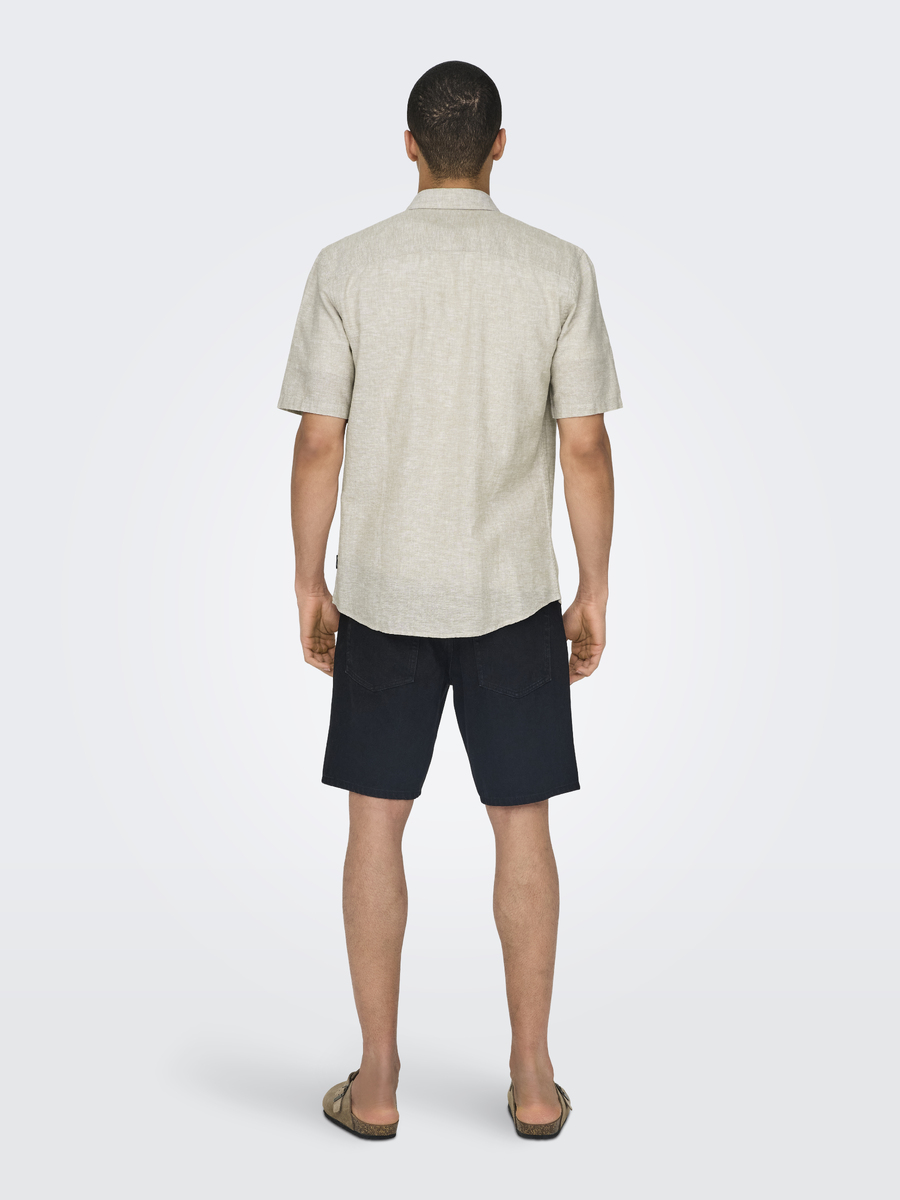 Hemd van het merk Only & Sons in het Ecru