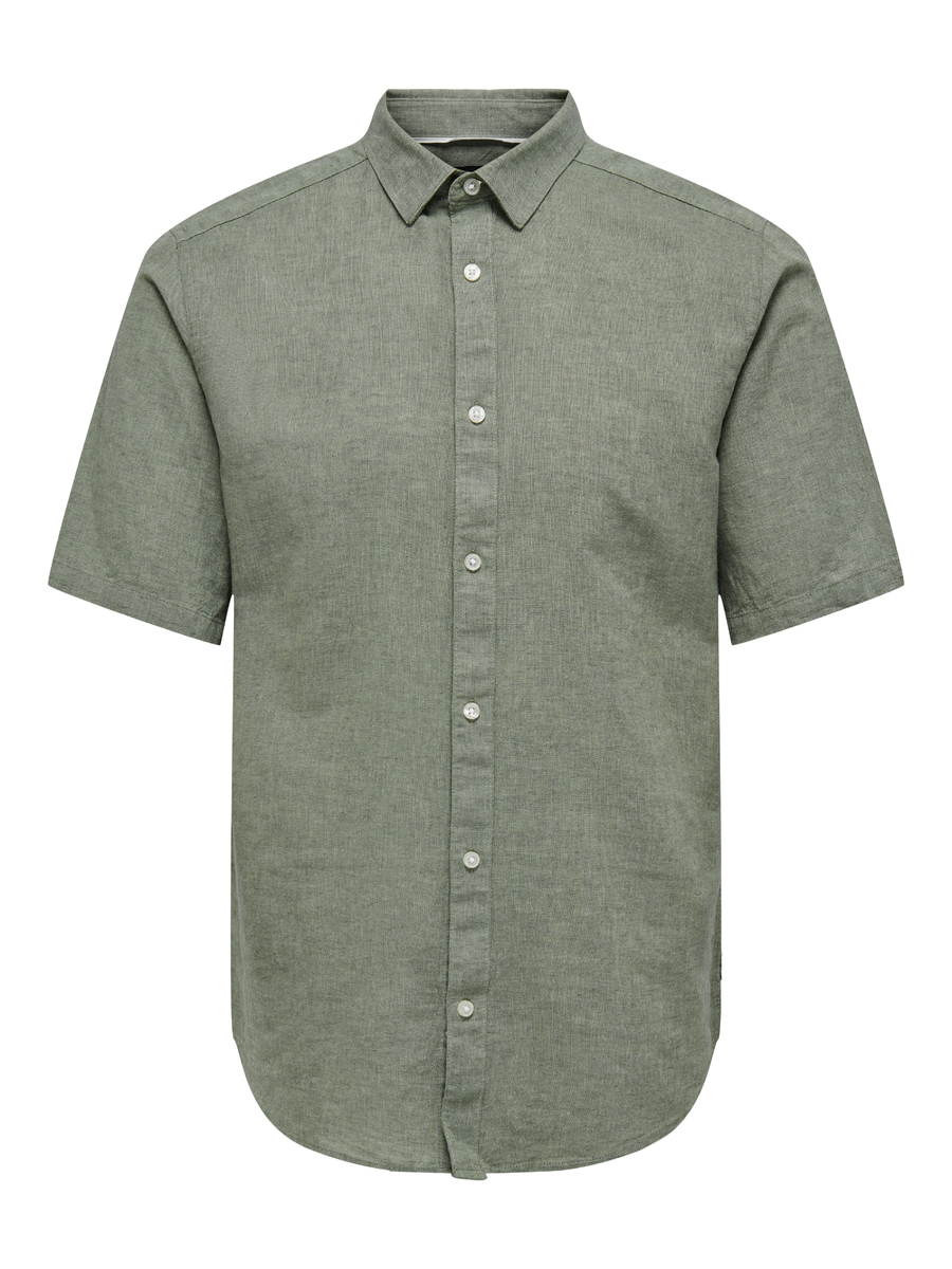 Hemd van het merk Only & Sons in het Groen