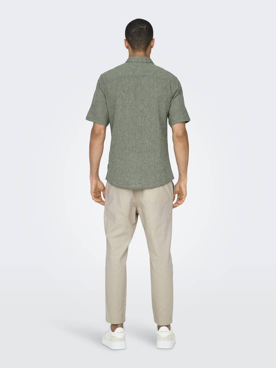 Hemd van het merk Only & Sons in het Groen