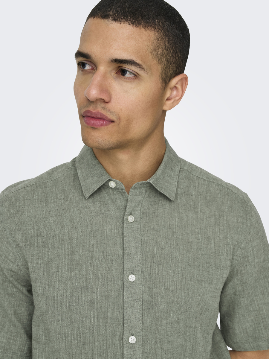 Hemd van het merk Only & Sons in het Groen