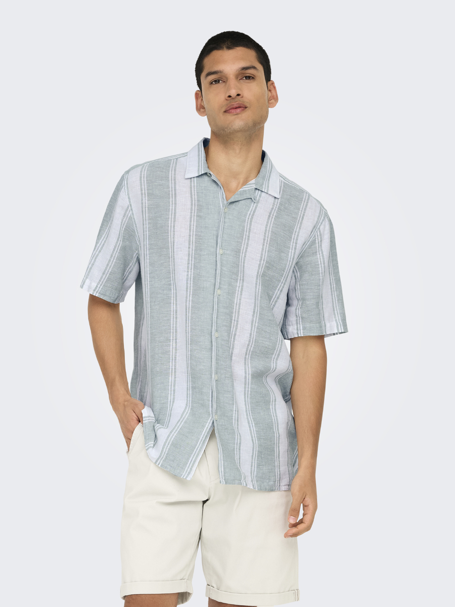 Hemd van het merk Only & Sons in het Groen