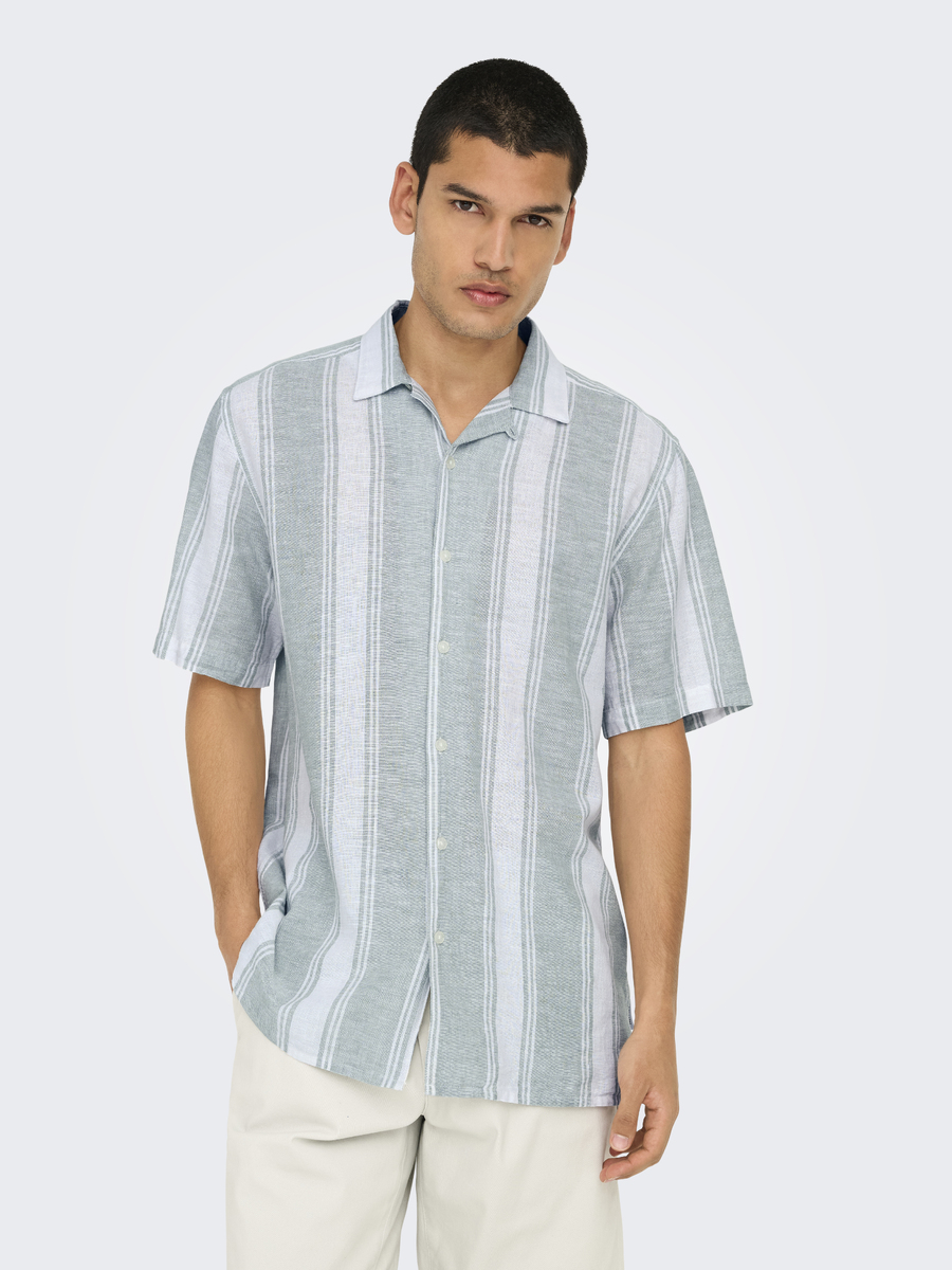 Hemd van het merk Only & Sons in het Groen