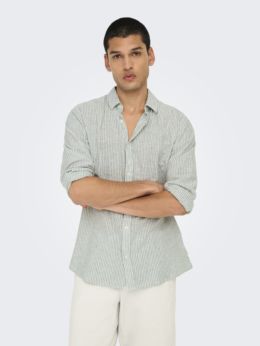 Hemd van het merk Only & Sons in het Groen