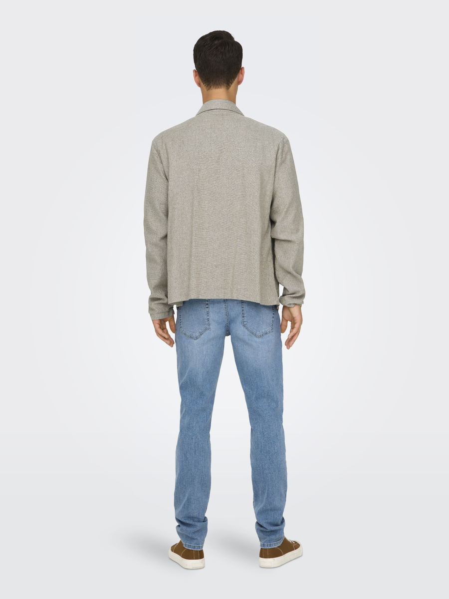 Jacket van het merk Only & Sons in het Ecru