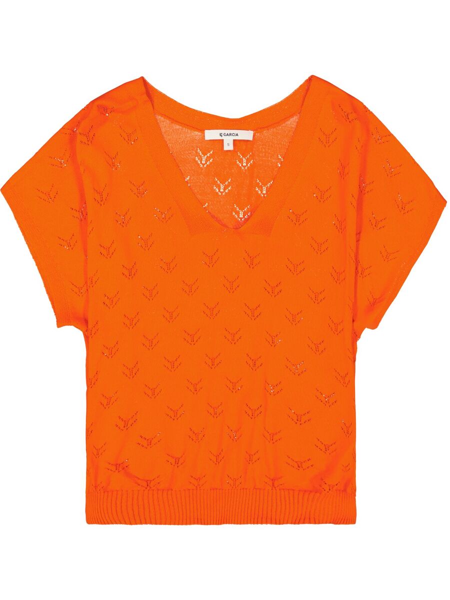 Pull van het merk Garcia in het Oranje