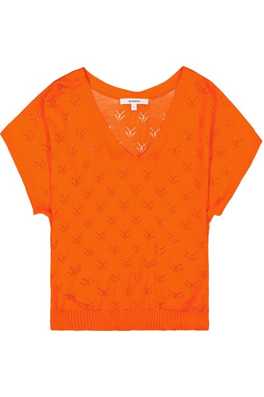 Pull van het merk Garcia in het Oranje