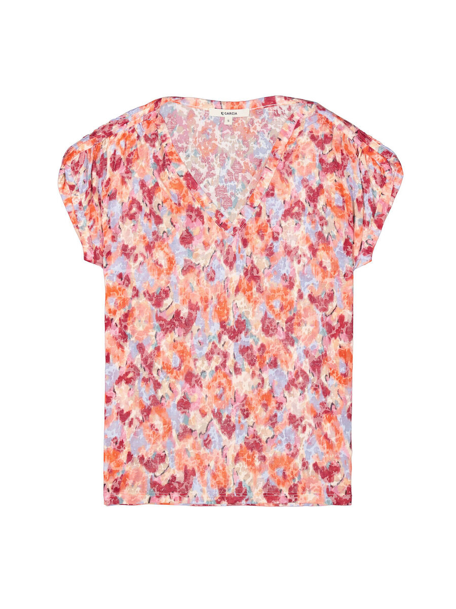 T-shirt van het merk Garcia in het Oranje